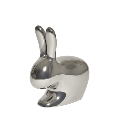 Rabbit Chair Large Metal Finish Silver