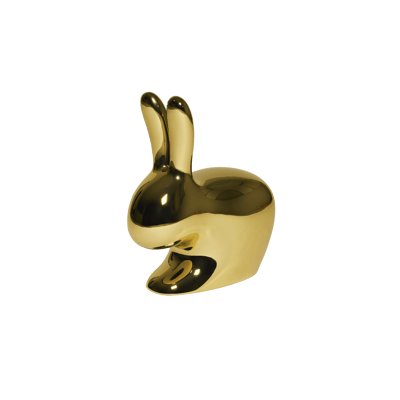 Rabbit Chair Baby Metal Finish Gold