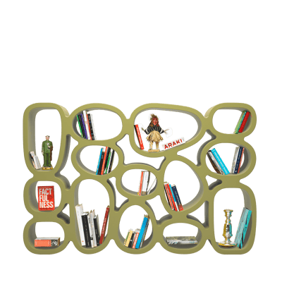 Koibuchi Bookcase Green Khaki