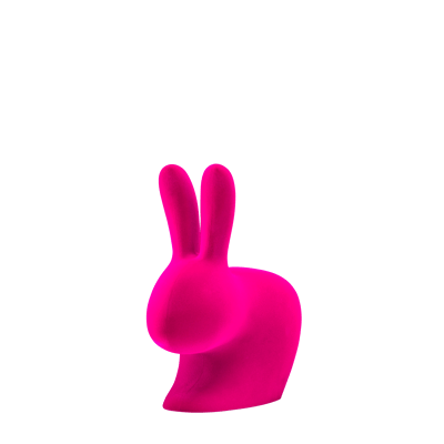 Rabbit Chair Baby Velvet Fuxia