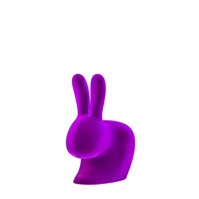 Rabbit Chair Baby Velvet Purple