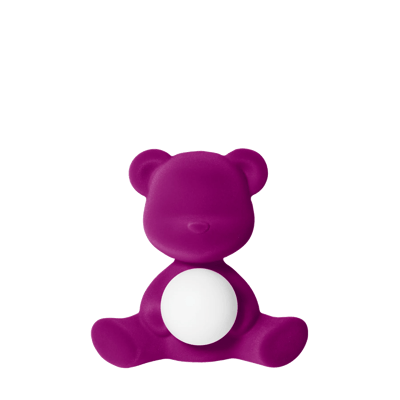 Teddy Girl Lamp Velvet Finish Violet