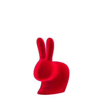 Rabbit Chair Baby Velvet Red