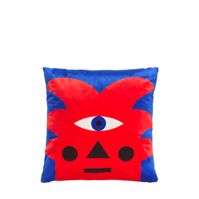 Oggian Red Palm Cushion