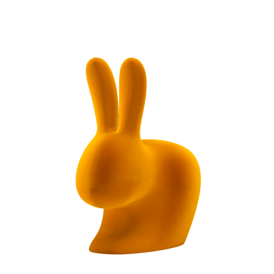 Rabbit Chair Large Velvet Dark Gold