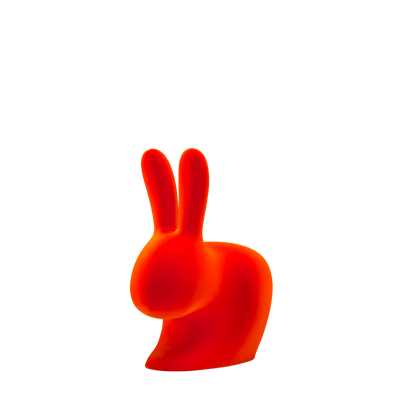 Rabbit Chair Baby Velvet Orange