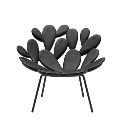 Filicudi Armchair Colored Black