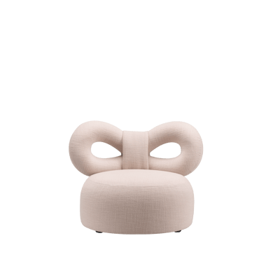 Ribbon Armchair Fabric C Tender Rose