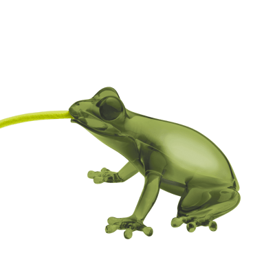 Hungry Frog Lamp Emerald