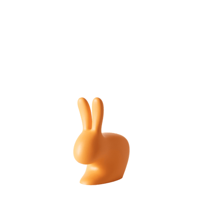 Rabbit XS Bookend Orange
